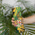 Personalized Jamaica Red-billed Streamertail Skinny Tumbler Pineapple Tropical Style - Wonder Print Shop