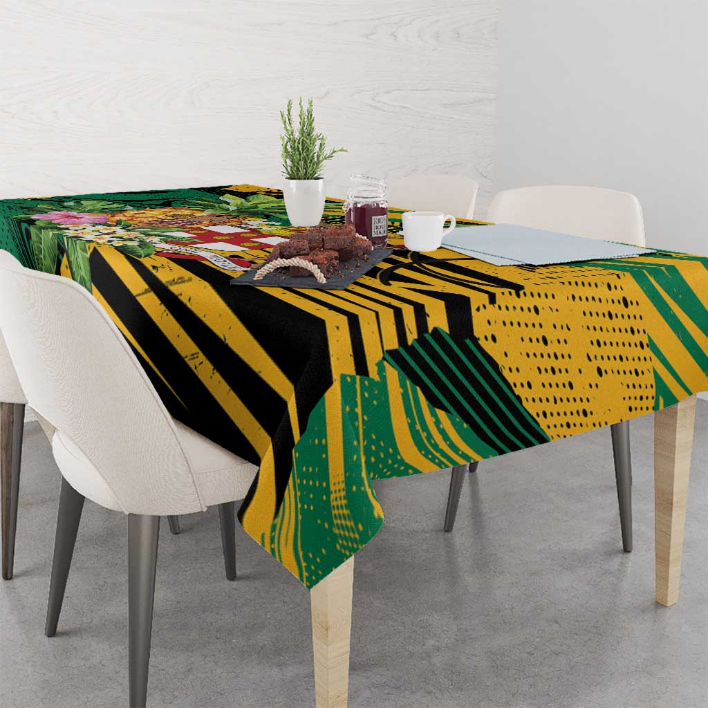 Jamaica Red-billed Streamertail Tablecloth Pineapple Tropical Style - Wonder Print Shop