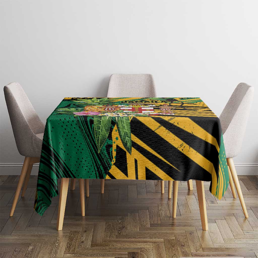 Jamaica Red-billed Streamertail Tablecloth Pineapple Tropical Style - Wonder Print Shop