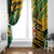 Jamaica Red-billed Streamertail Window Curtain Pineapple Tropical Style - Wonder Print Shop