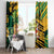 Jamaica Red-billed Streamertail Window Curtain Pineapple Tropical Style - Wonder Print Shop