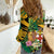 Personalized Jamaica Red-billed Streamertail Women Casual Shirt Pineapple Tropical Style - Wonder Print Shop