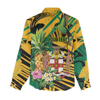 Personalized Jamaica Red-billed Streamertail Women Casual Shirt Pineapple Tropical Style - Wonder Print Shop