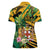 Personalized Jamaica Red-billed Streamertail Women Polo Shirt Pineapple Tropical Style - Wonder Print Shop