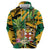 Personalized Jamaica Red-billed Streamertail Zip Hoodie Pineapple Tropical Style - Wonder Print Shop