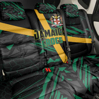 Rugby Jamaica Crocs Back Car Seat Cover Cool Runnings on Grass - Wonder Print Shop