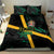 Rugby Jamaica Crocs Bedding Set Cool Runnings on Grass - Wonder Print Shop