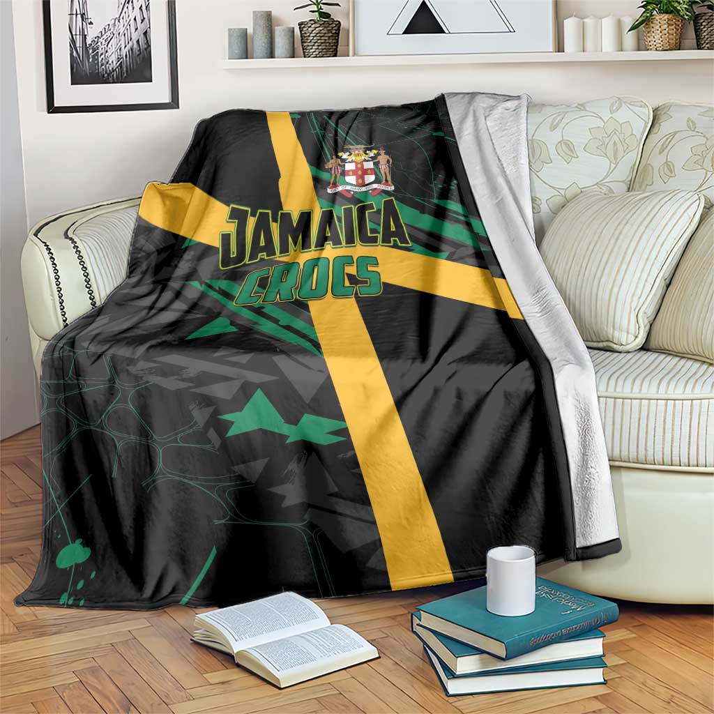 Rugby Jamaica Crocs Blanket Cool Runnings on Grass - Wonder Print Shop