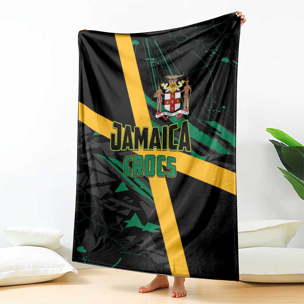 Rugby Jamaica Crocs Blanket Cool Runnings on Grass - Wonder Print Shop