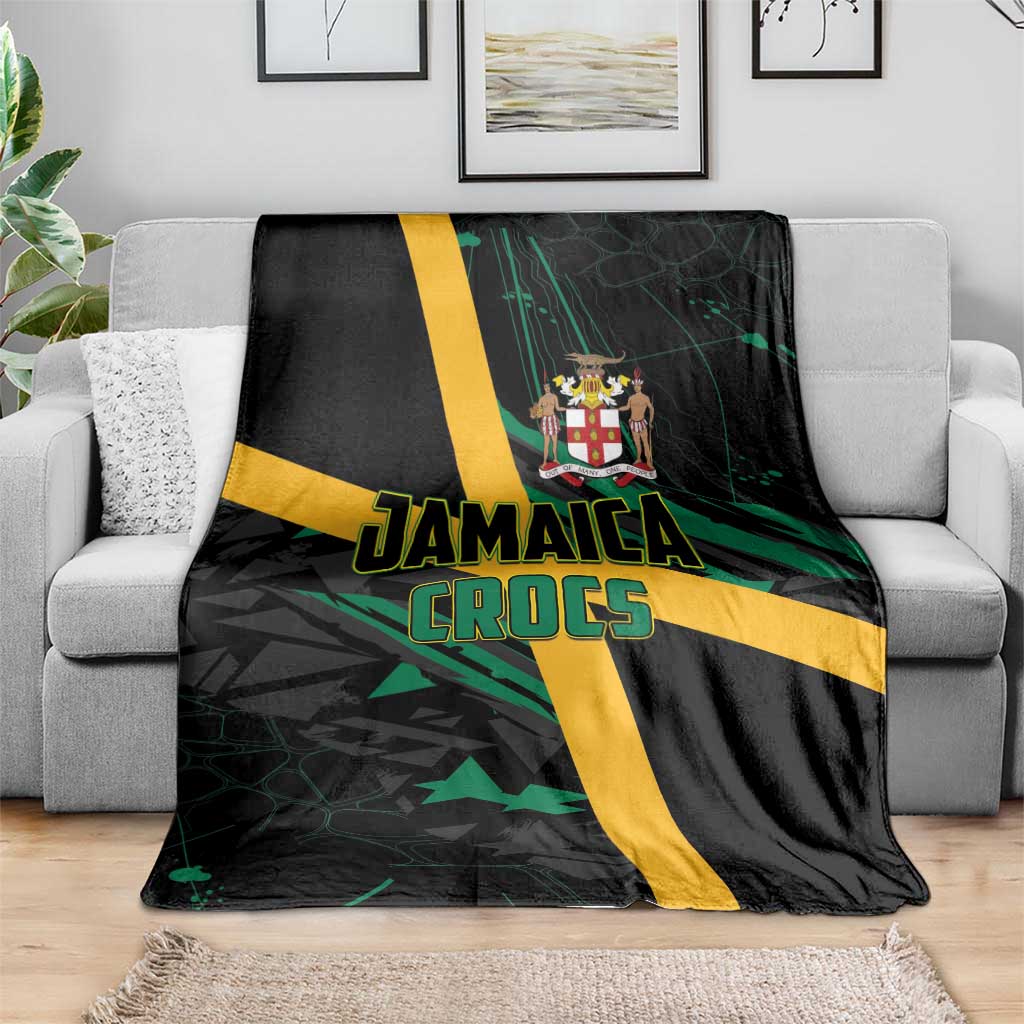 Rugby Jamaica Crocs Blanket Cool Runnings on Grass - Wonder Print Shop