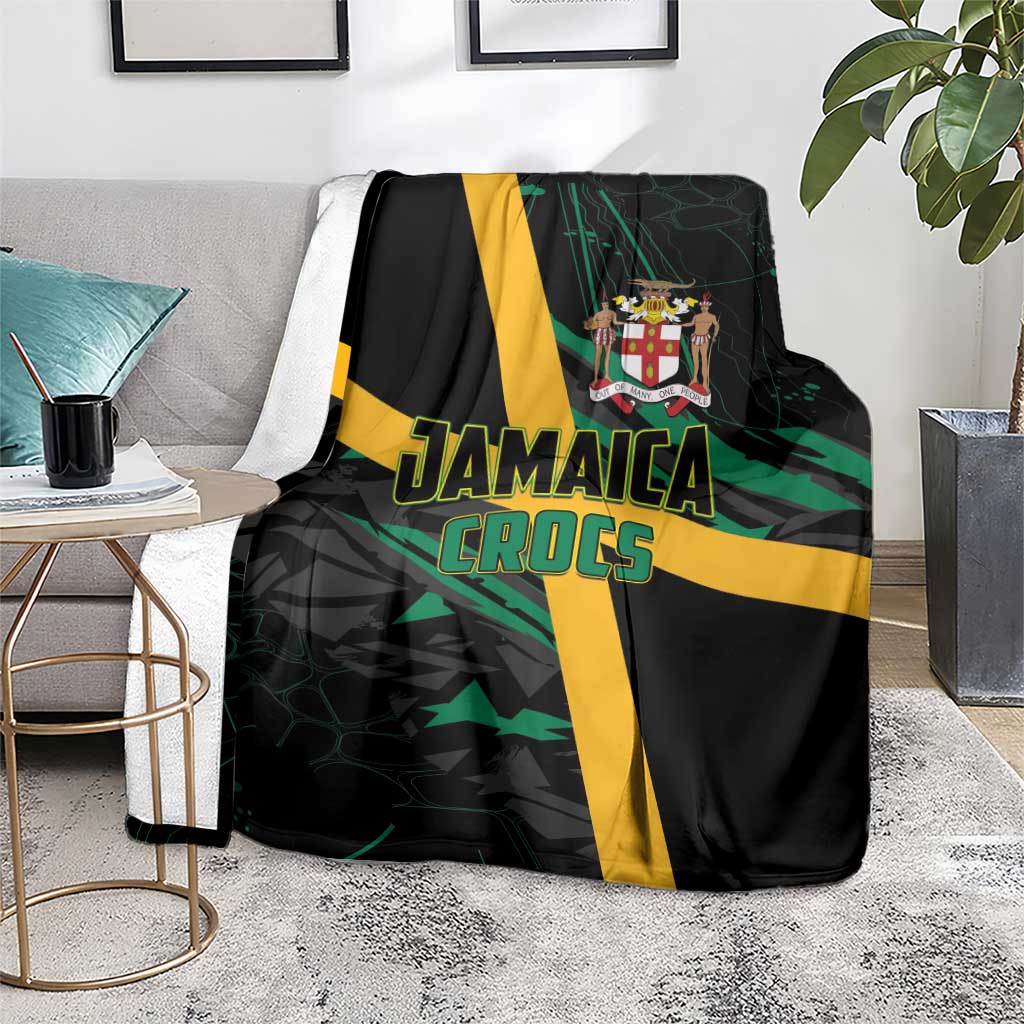 Rugby Jamaica Crocs Blanket Cool Runnings on Grass - Wonder Print Shop