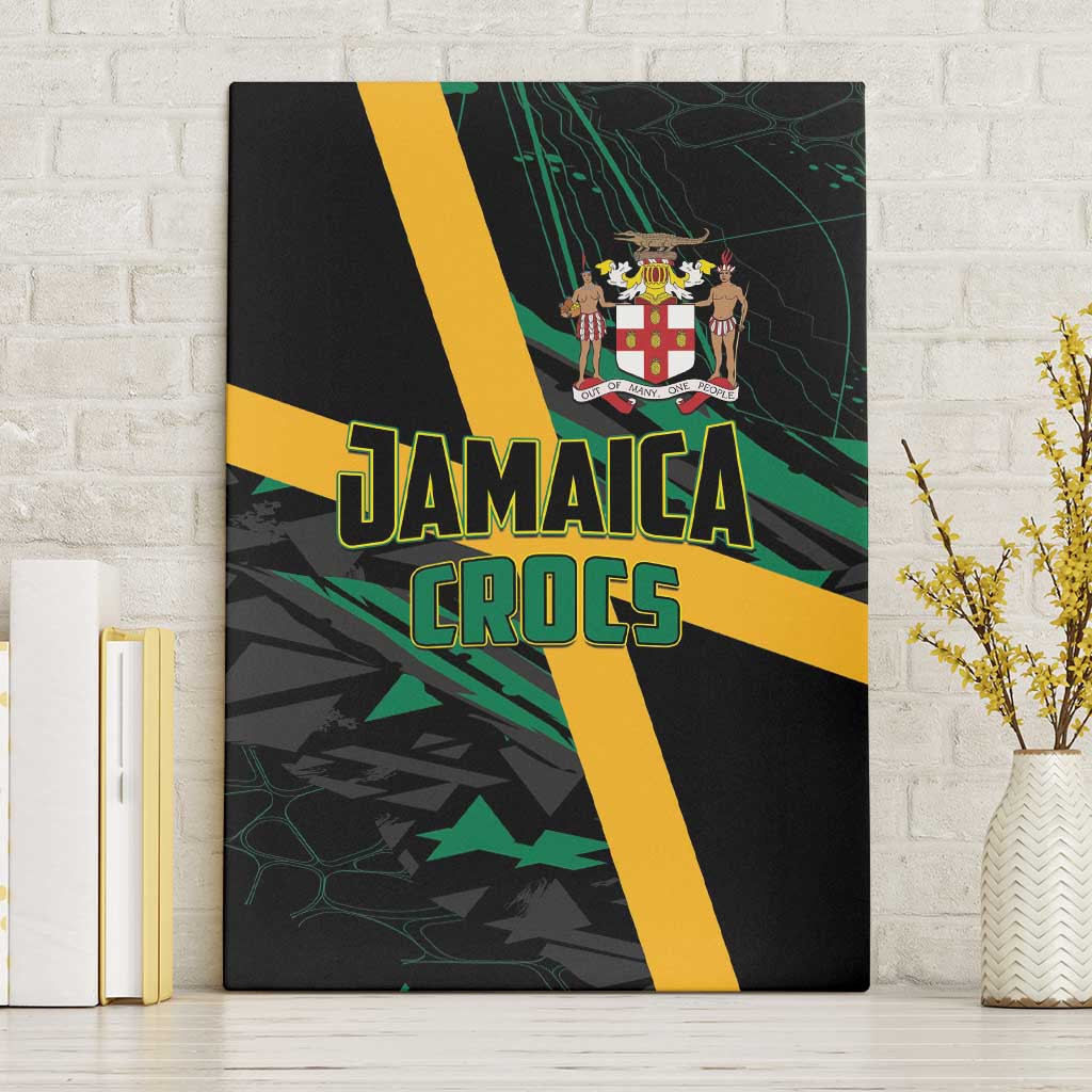Rugby Jamaica Crocs Canvas Wall Art Cool Runnings on Grass - Wonder Print Shop