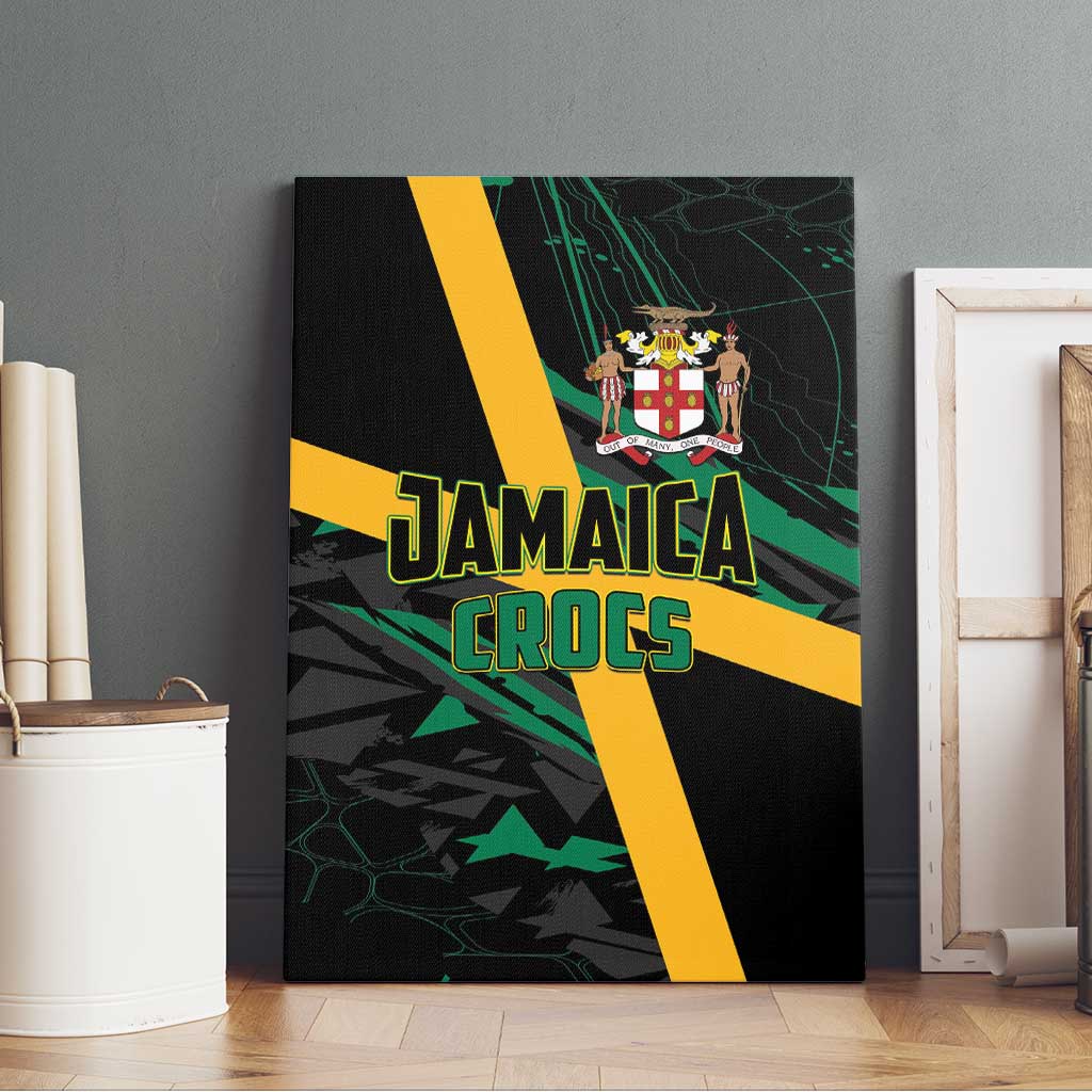 Rugby Jamaica Crocs Canvas Wall Art Cool Runnings on Grass - Wonder Print Shop