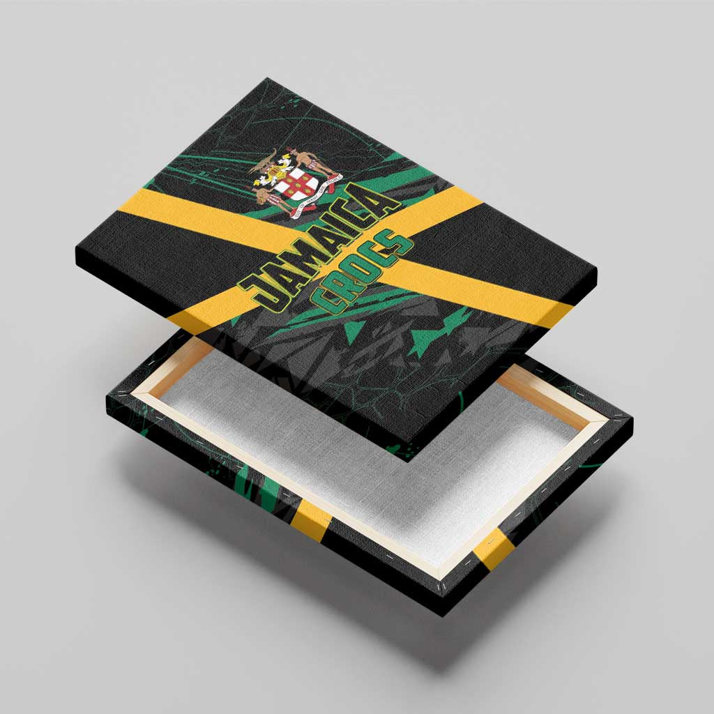 Rugby Jamaica Crocs Canvas Wall Art Cool Runnings on Grass - Wonder Print Shop