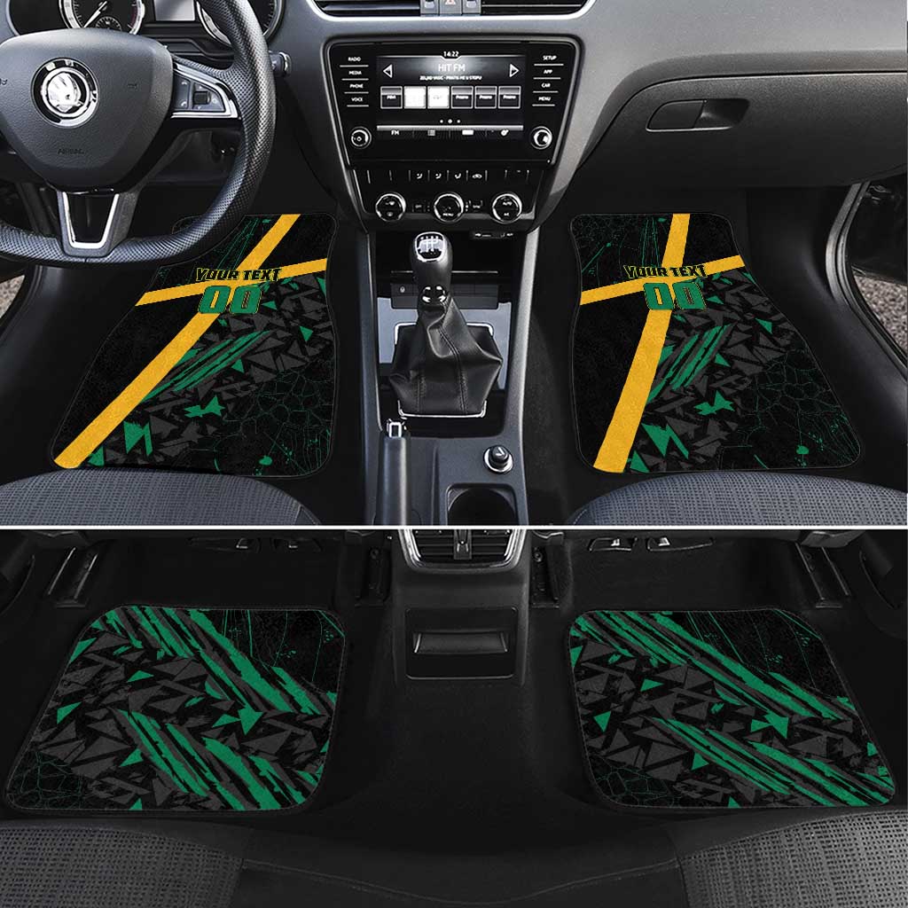 Rugby Jamaica Crocs Car Mats Cool Runnings on Grass - Wonder Print Shop