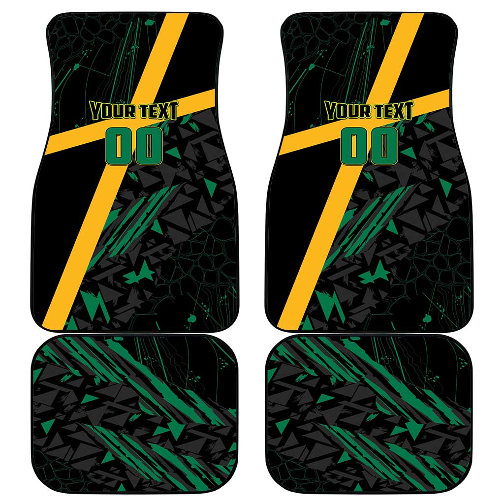 Rugby Jamaica Crocs Car Mats Cool Runnings on Grass - Wonder Print Shop