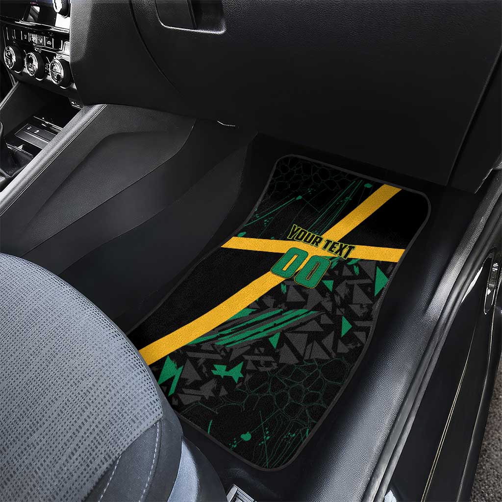 Rugby Jamaica Crocs Car Mats Cool Runnings on Grass - Wonder Print Shop