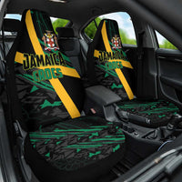 Rugby Jamaica Crocs Car Seat Cover Cool Runnings on Grass - Wonder Print Shop