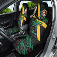 Rugby Jamaica Crocs Car Seat Cover Cool Runnings on Grass - Wonder Print Shop