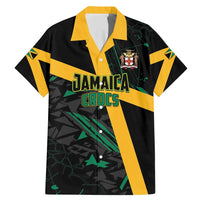 Custom Rugby Jamaica Crocs Family Matching Mermaid Dress and Hawaiian Shirt Cool Runnings on Grass - Wonder Print Shop