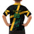 Custom Rugby Jamaica Crocs Family Matching Off Shoulder Maxi Dress and Hawaiian Shirt Cool Runnings on Grass - Wonder Print Shop