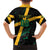 Custom Rugby Jamaica Crocs Family Matching Short Sleeve Bodycon Dress and Hawaiian Shirt Cool Runnings on Grass - Wonder Print Shop