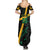 Custom Rugby Jamaica Crocs Family Matching Summer Maxi Dress and Hawaiian Shirt Cool Runnings on Grass - Wonder Print Shop