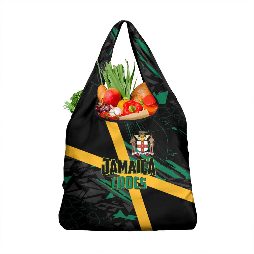 Rugby Jamaica Crocs Grocery Bag Cool Runnings on Grass - Wonder Print Shop