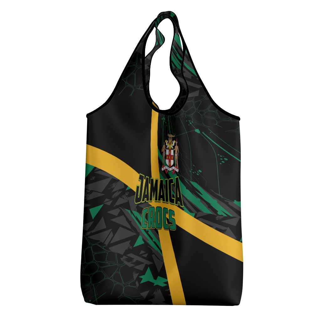 Rugby Jamaica Crocs Grocery Bag Cool Runnings on Grass - Wonder Print Shop