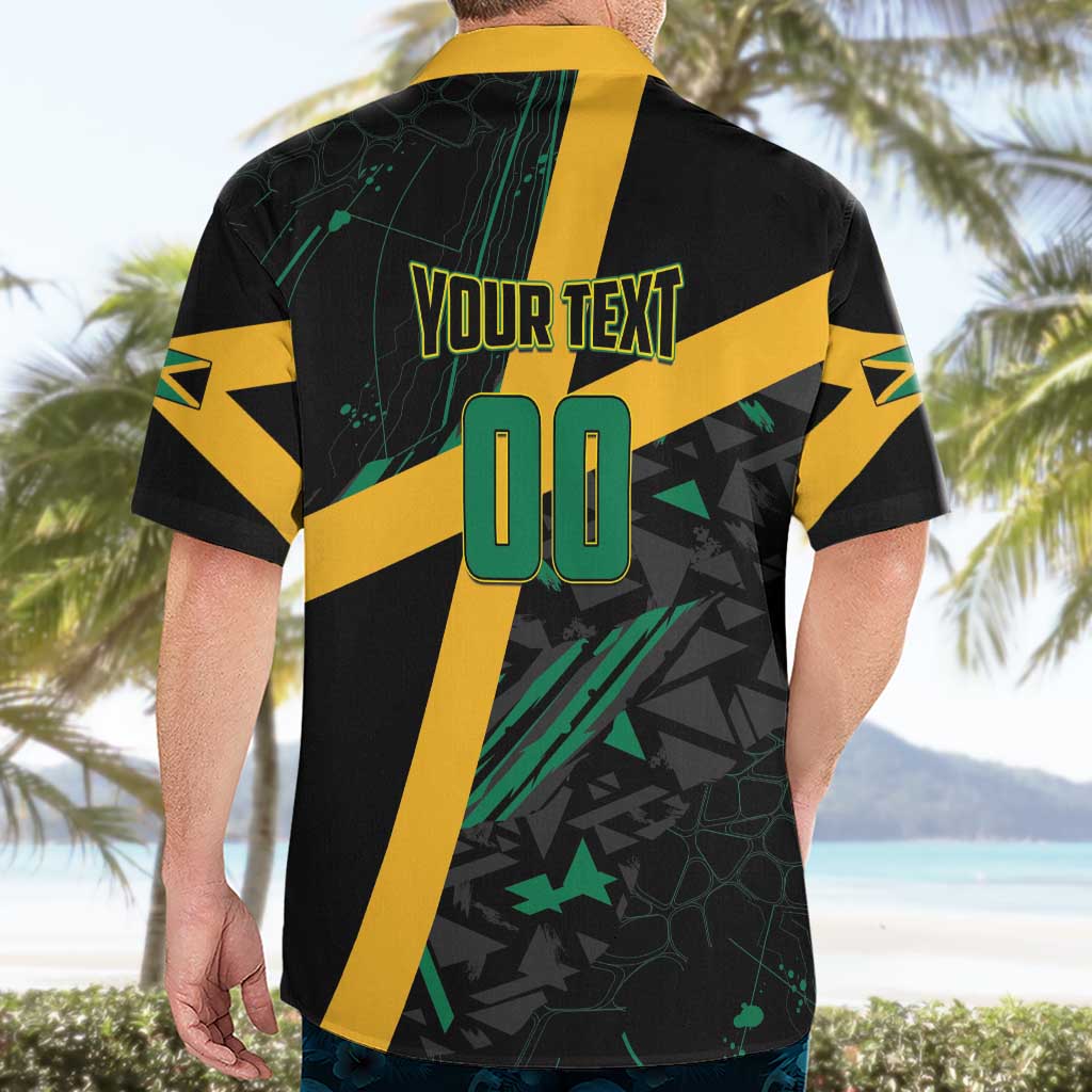 Custom Rugby Jamaica Crocs Hawaiian Shirt Cool Runnings on Grass - Wonder Print Shop