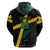 Custom Rugby Jamaica Crocs Hoodie Cool Runnings on Grass - Wonder Print Shop