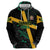 Custom Rugby Jamaica Crocs Hoodie Cool Runnings on Grass - Wonder Print Shop