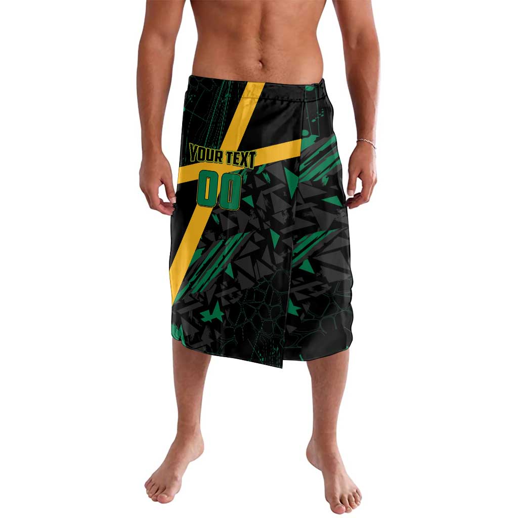 Custom Rugby Jamaica Crocs Lavalava Cool Runnings on Grass - Wonder Print Shop