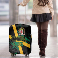 Rugby Jamaica Crocs Luggage Cover Cool Runnings on Grass - Wonder Print Shop