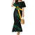 Custom Rugby Jamaica Crocs Mermaid Dress Cool Runnings on Grass - Wonder Print Shop