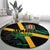Rugby Jamaica Crocs Round Carpet Cool Runnings on Grass - Wonder Print Shop