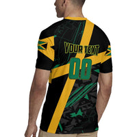 Custom Rugby Jamaica Crocs Rugby Jersey Cool Runnings on Grass - Wonder Print Shop