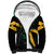 Custom Rugby Jamaica Crocs Sherpa Hoodie Cool Runnings on Grass - Wonder Print Shop