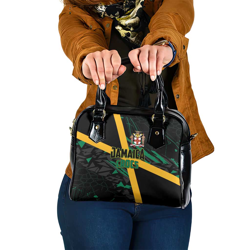 Rugby Jamaica Crocs Shoulder Handbag Cool Runnings on Grass - Wonder Print Shop