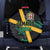 Rugby Jamaica Crocs Spare Tire Cover Cool Runnings on Grass - Wonder Print Shop
