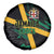 Rugby Jamaica Crocs Spare Tire Cover Cool Runnings on Grass - Wonder Print Shop