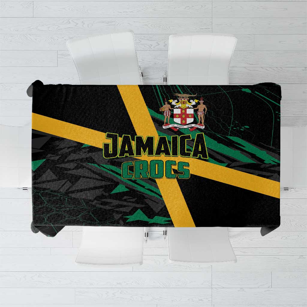 Rugby Jamaica Crocs Tablecloth Cool Runnings on Grass - Wonder Print Shop
