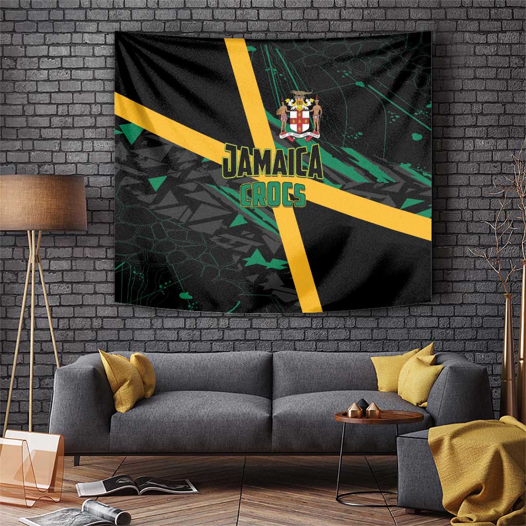 Rugby Jamaica Crocs Tapestry Cool Runnings on Grass - Wonder Print Shop