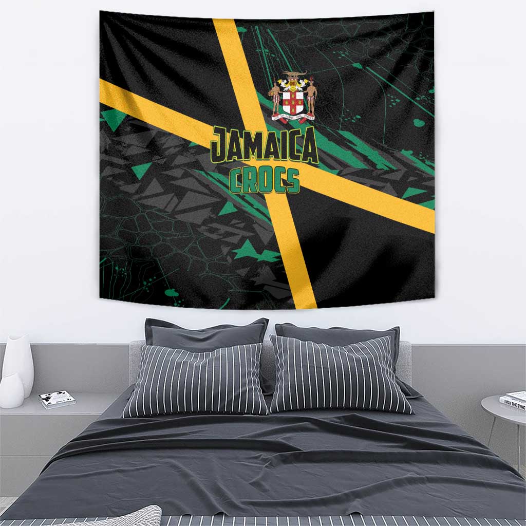 Rugby Jamaica Crocs Tapestry Cool Runnings on Grass - Wonder Print Shop