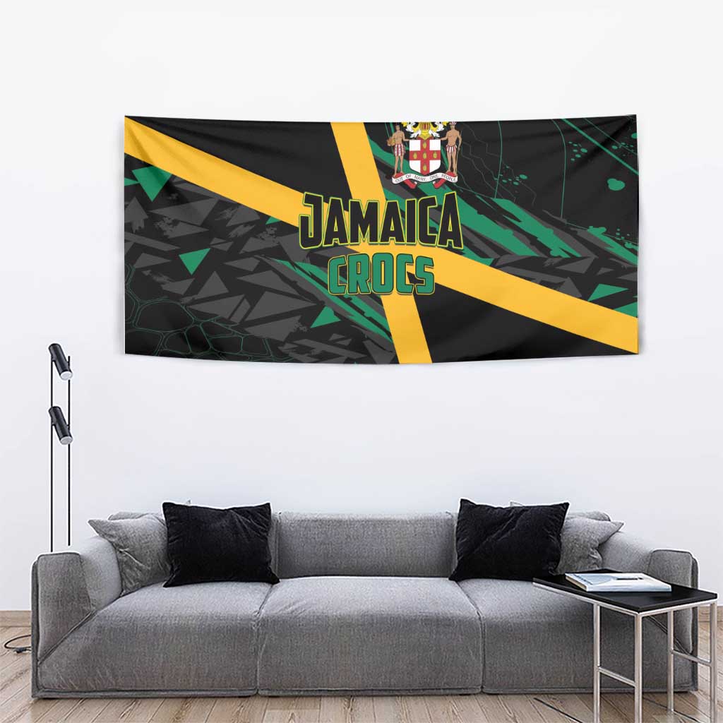 Rugby Jamaica Crocs Tapestry Cool Runnings on Grass - Wonder Print Shop