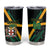 Custom Rugby Jamaica Crocs Tumbler Cup Cool Runnings on Grass - Wonder Print Shop