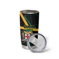 Custom Rugby Jamaica Crocs Tumbler Cup Cool Runnings on Grass - Wonder Print Shop