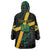 Custom Rugby Jamaica Crocs Wearable Blanket Hoodie Cool Runnings on Grass - Wonder Print Shop