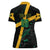 Custom Rugby Jamaica Crocs Women Polo Shirt Cool Runnings on Grass - Wonder Print Shop