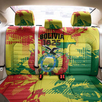 Bolivia 1825 Back Car Seat Cover Coat Of Arms Flag Colors - Wonder Print Shop